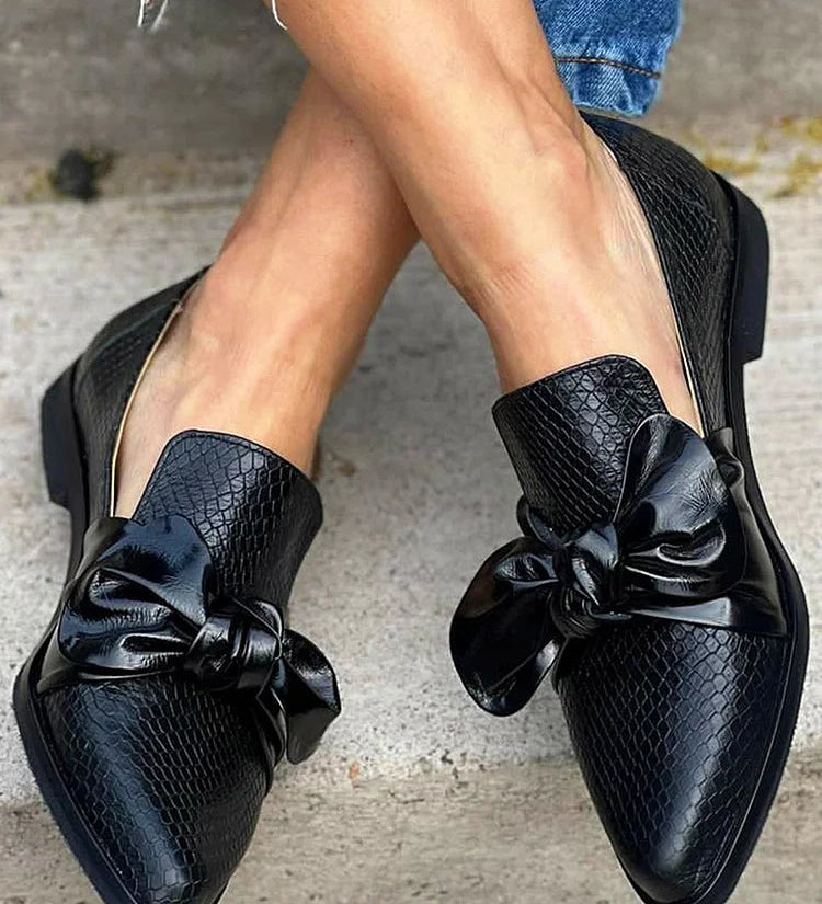 Azálea - Mocassins elegantes com nó