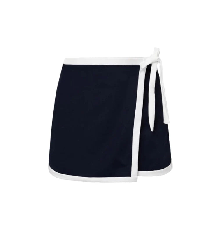 Cutout Black and White One-Piece Swimsuit