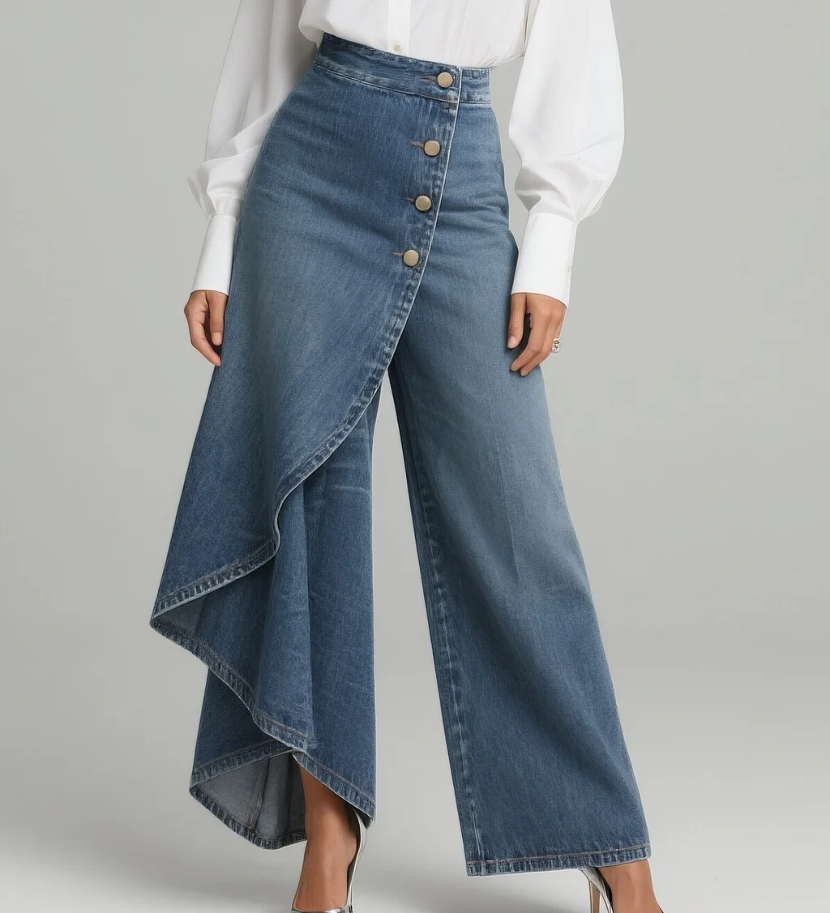 Maria | Calças de Denim Envolventes