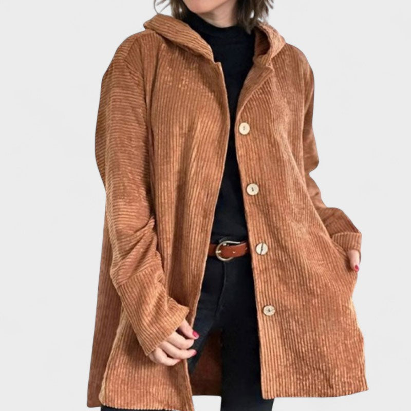 Esmeralda - Casaco Elegante com Capuz