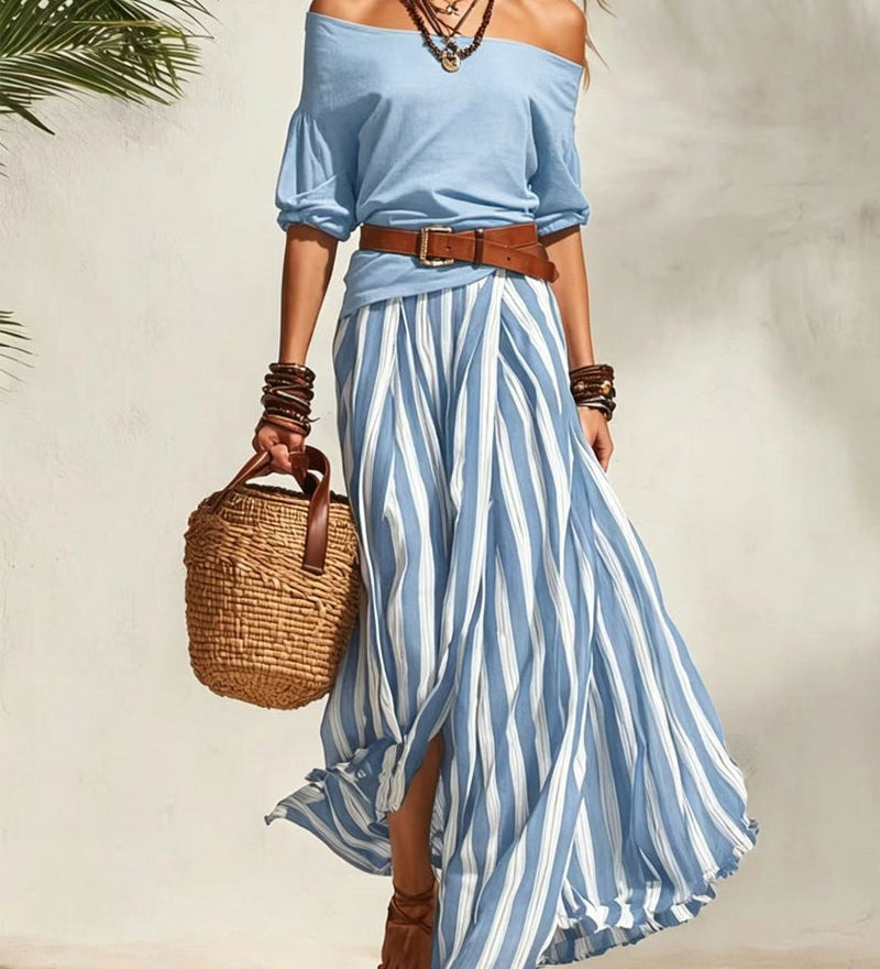 Saint-Tropez - Conjunto Listrado