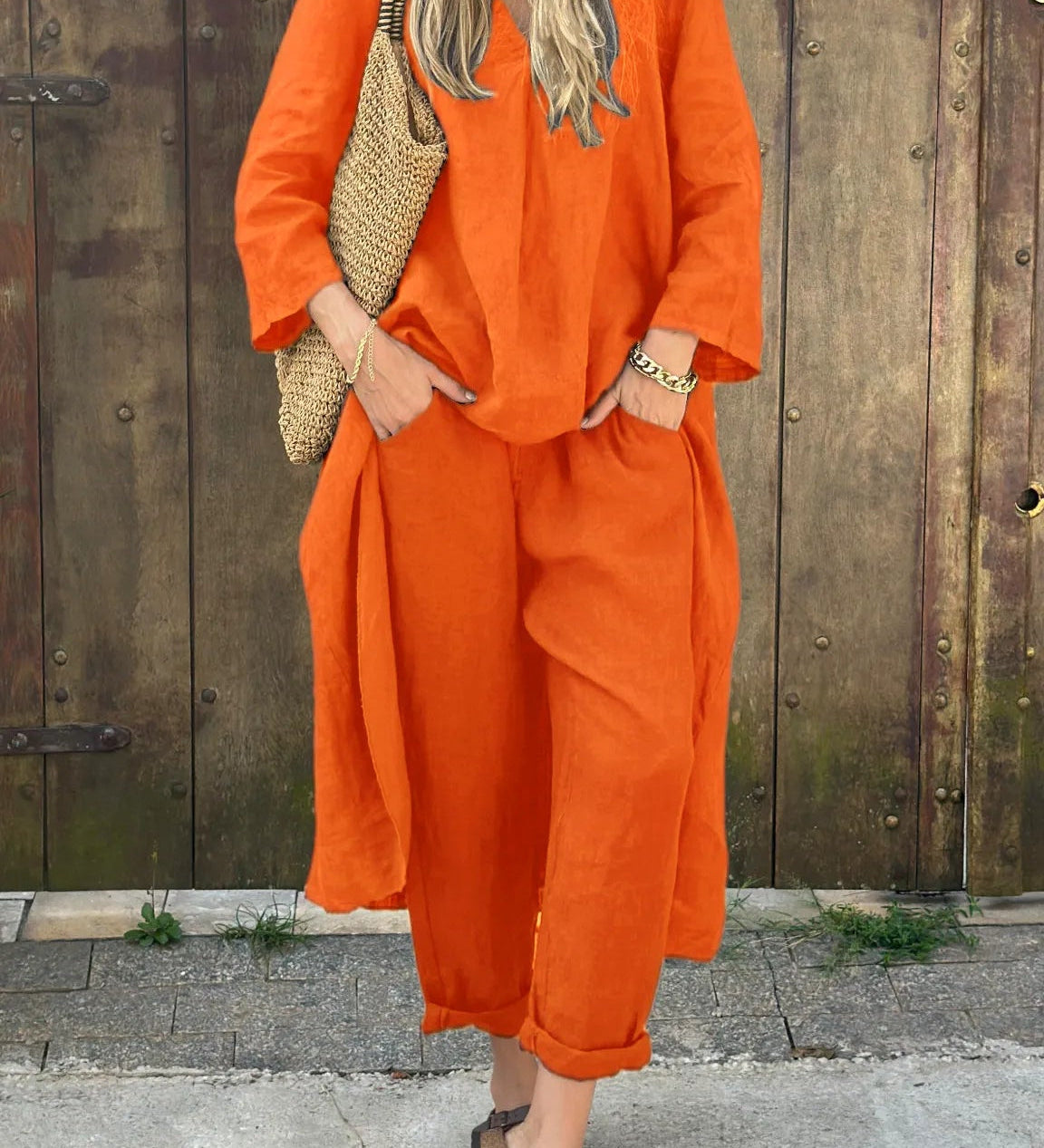 Bruna | Conjunto Elegante de Duas Peças