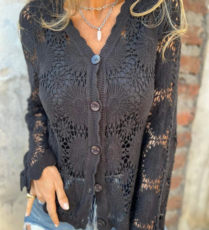 Cláudia - Cardigan  em Renda