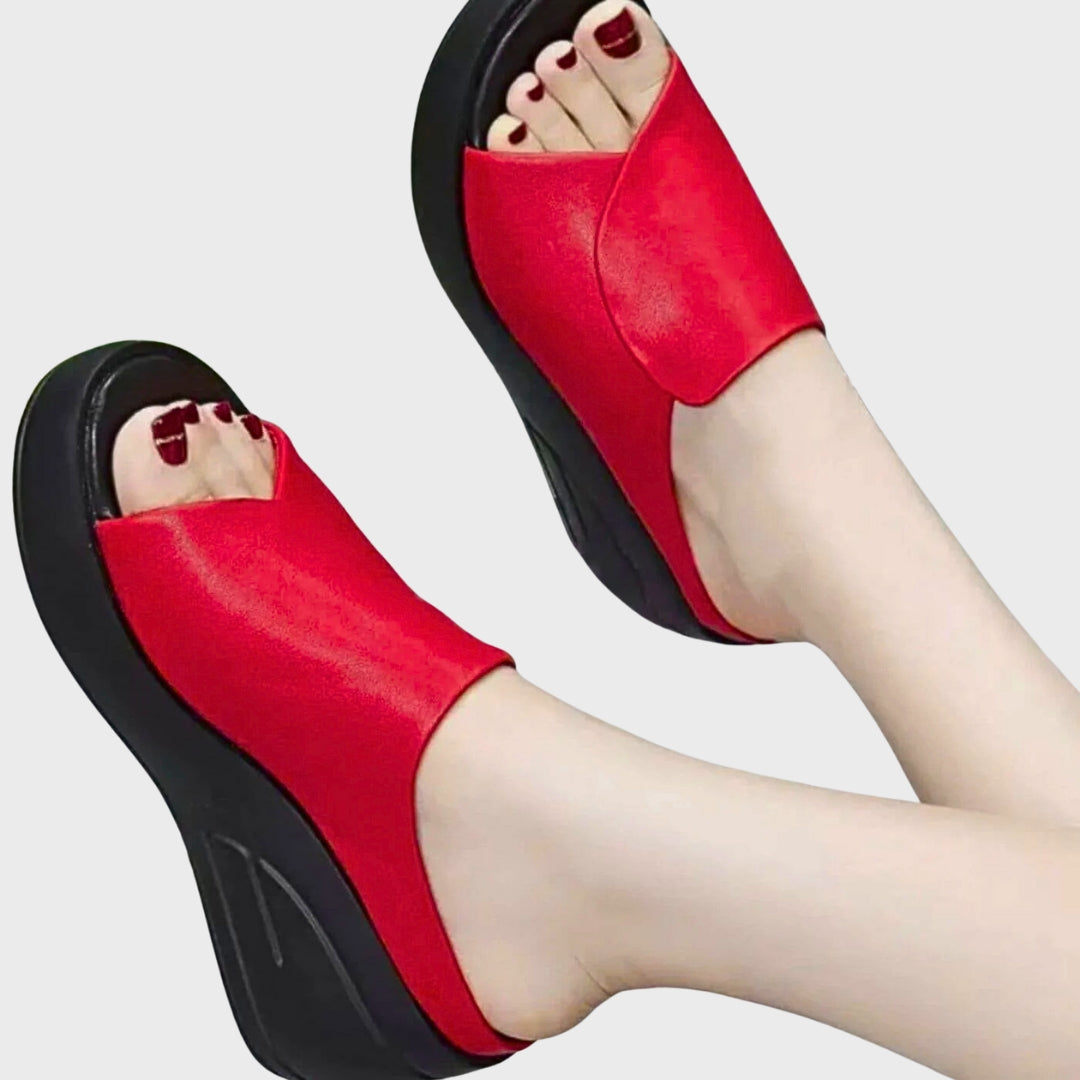 Graça | Sandálias Ortopédicas de Cunha