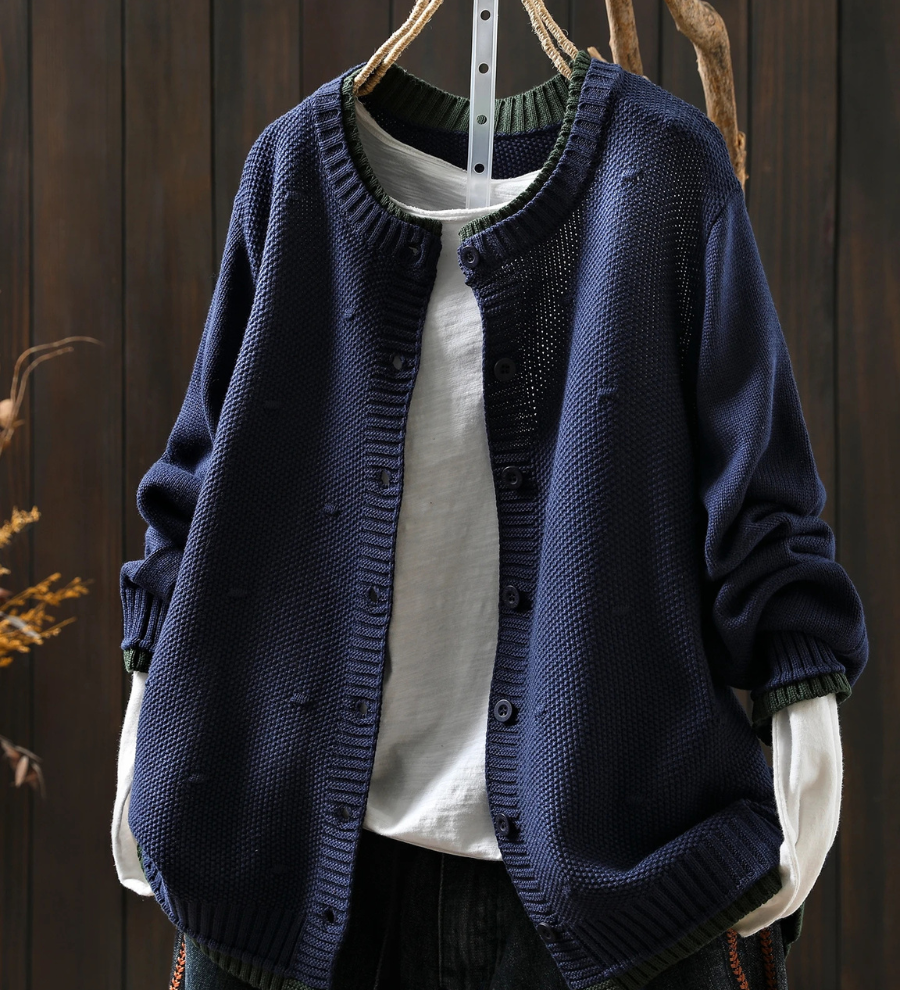 Diana - Cardigan Texturado Oversized