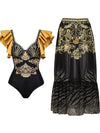 Umbrella Skirt Suit / S