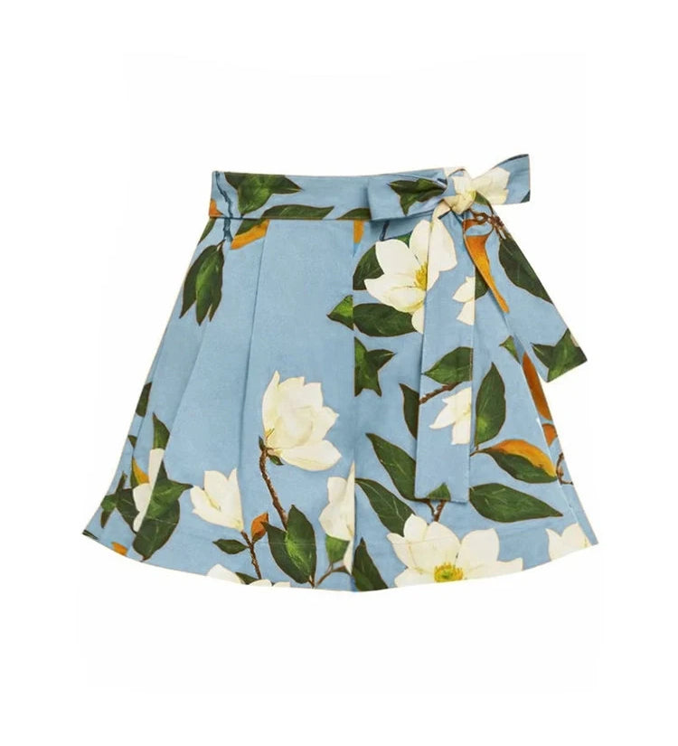 Fresh Floral One Piece Swimsuit Set