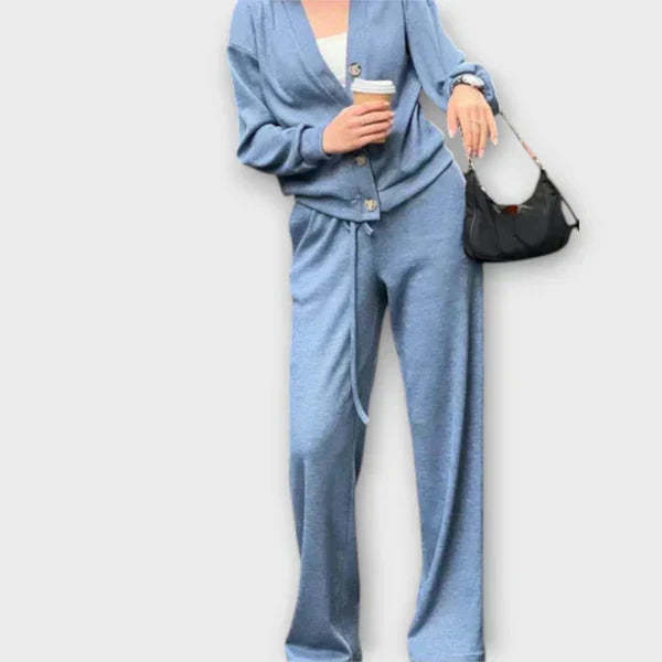 Chantal - Blusa de Manga Longa e Calças