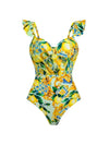 Ruffle Swimsuit / S