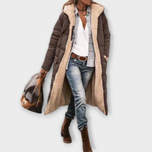 Kora - Casaco Aconchegante com Forro de Pelo