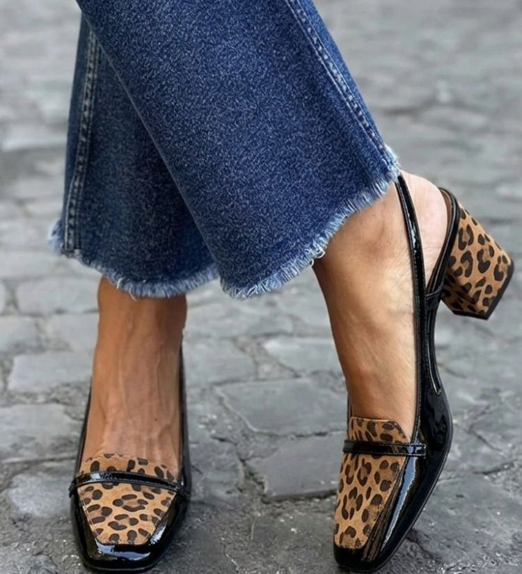 Fausta - Saltos Slingback Violeta