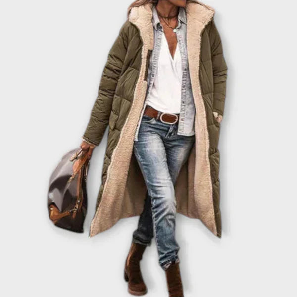 Kora - Casaco Aconchegante com Forro de Pelo