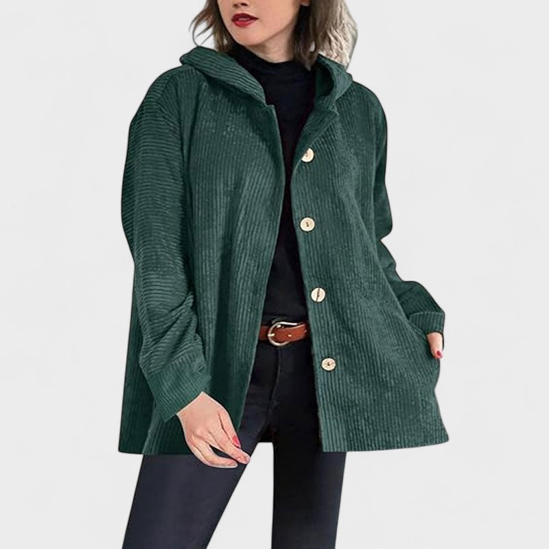 Esmeralda - Casaco Elegante com Capuz