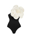 White Floral Swimsuit / S