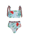 Lace-Up Swimsuit / S