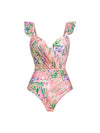 Ruffle Swimsuit / S