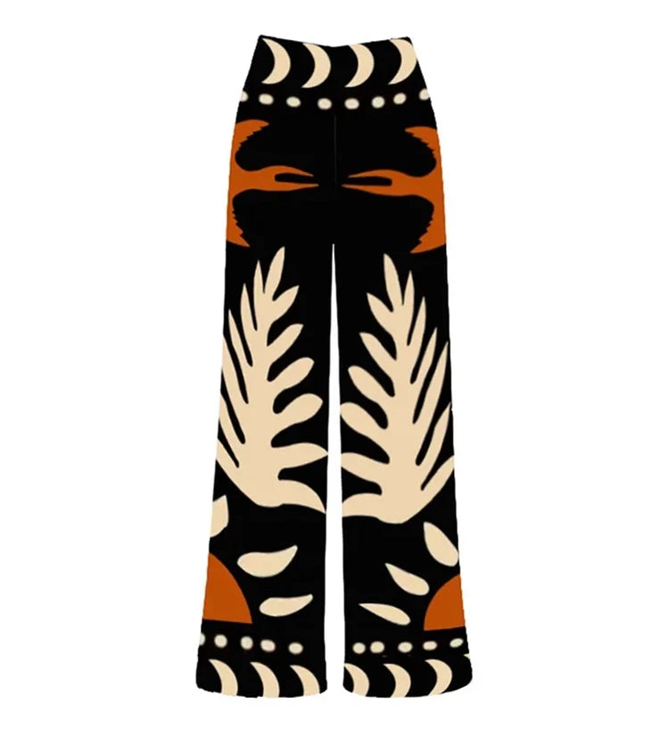 Printed High-Waist Bikini Set