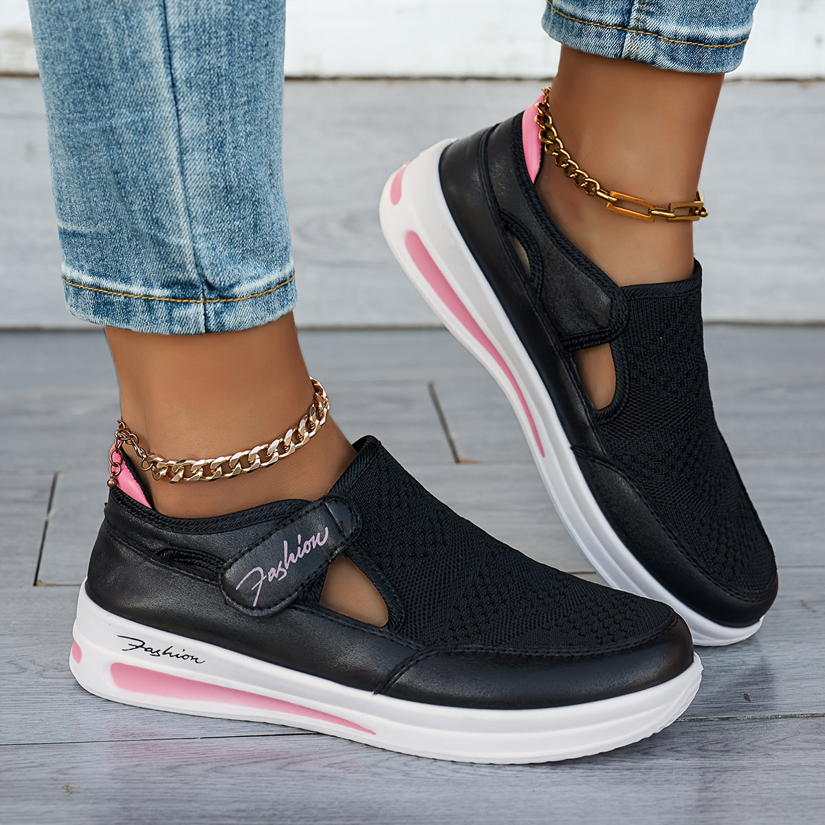 Diana - Sapatilhas Respiráveis Slip-On