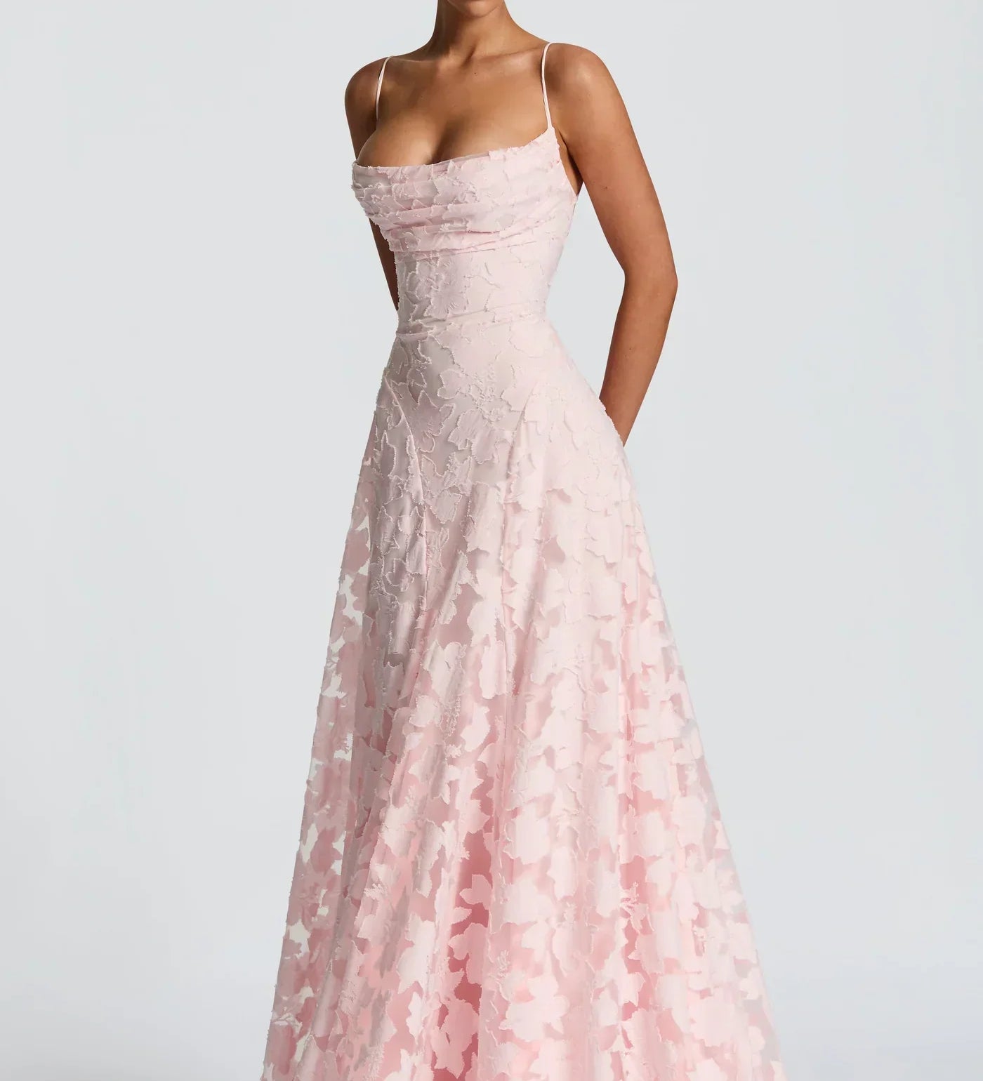 Maxi Dress Diana in Jacquard