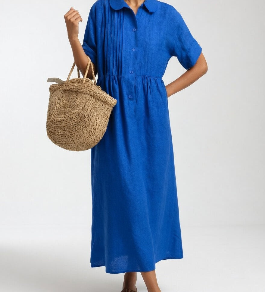 Salina - Vestido camisa fluido de verão
