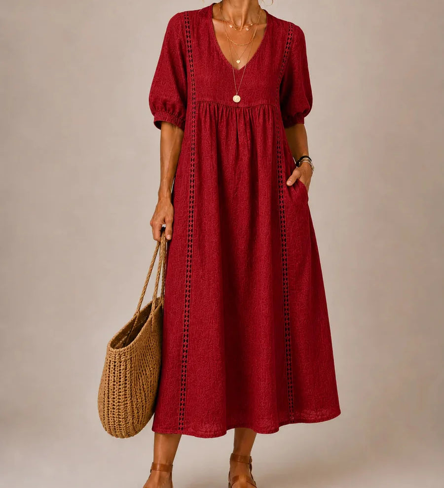 Alba - Vestido Midi de Verão