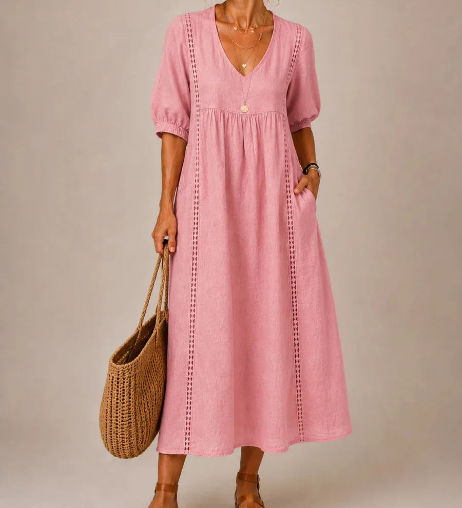 Alba - Vestido Midi de Verão