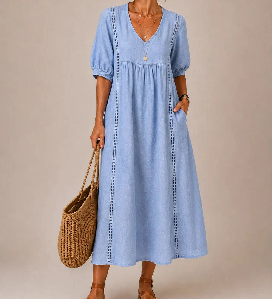 Alba - Vestido Midi de Verão