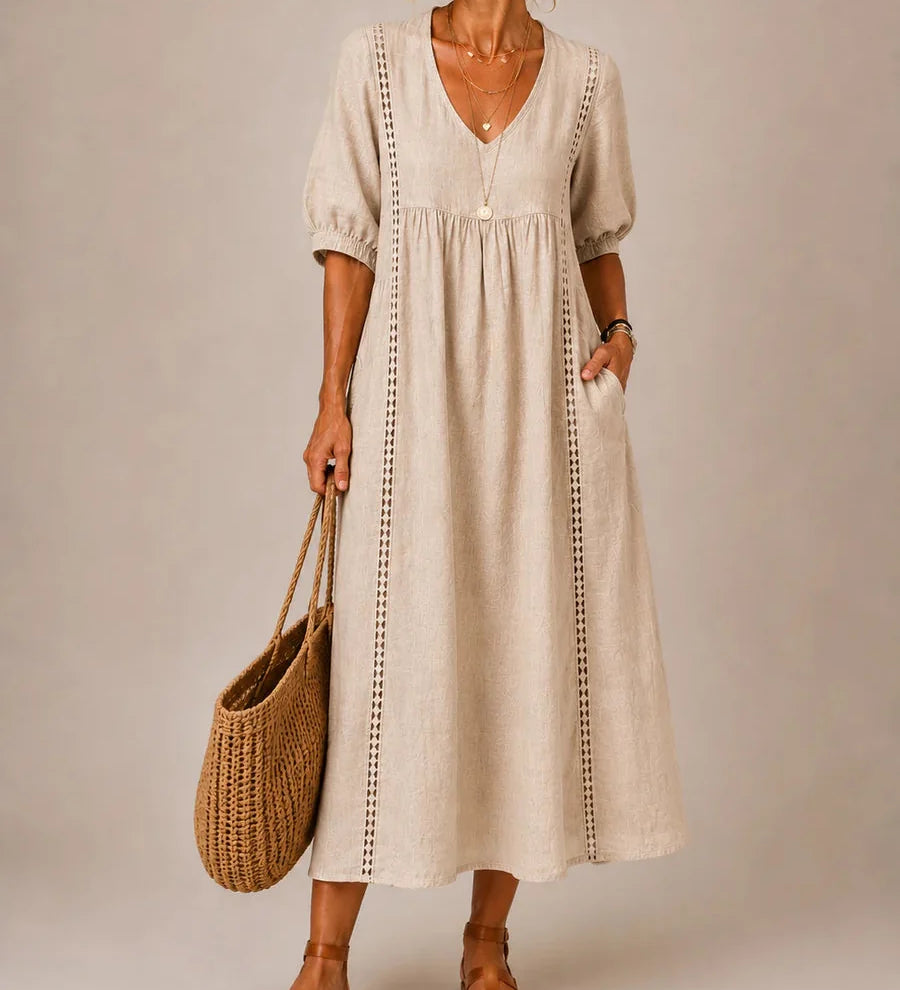 Alba - Vestido Midi de Verão