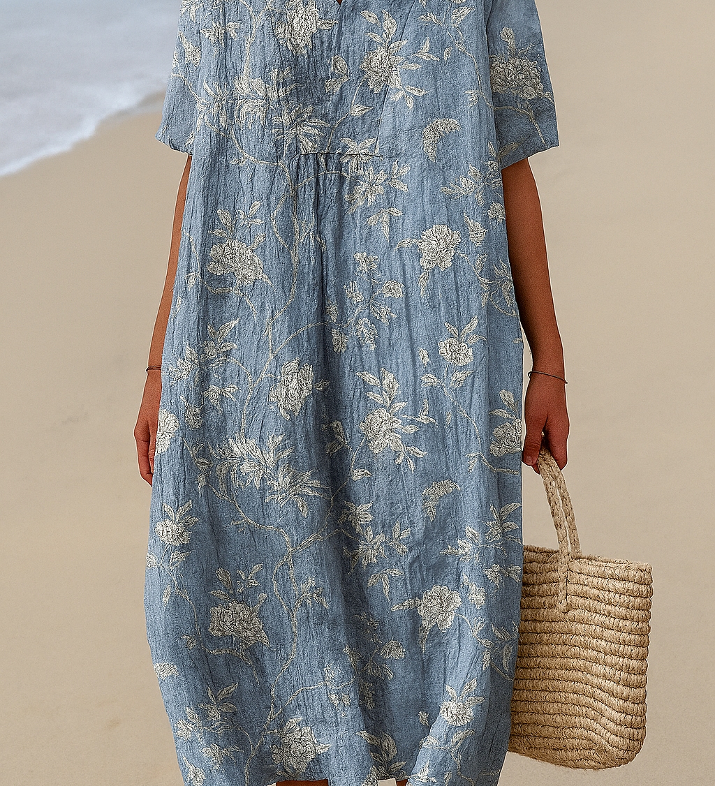 Afife | Vestido de Algodão Elegante