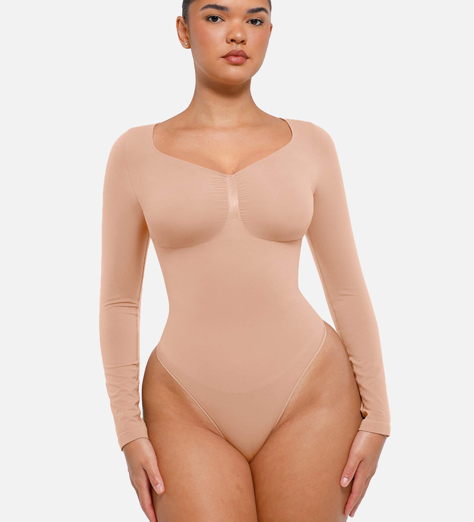 Body Modelador Manga Comprida