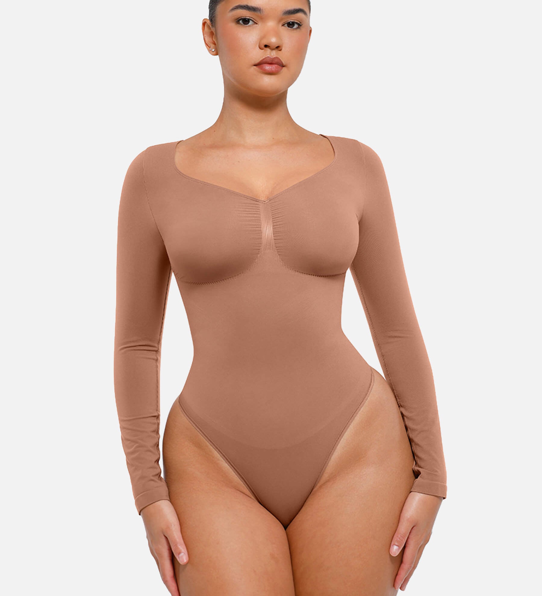Body Modelador Manga Comprida
