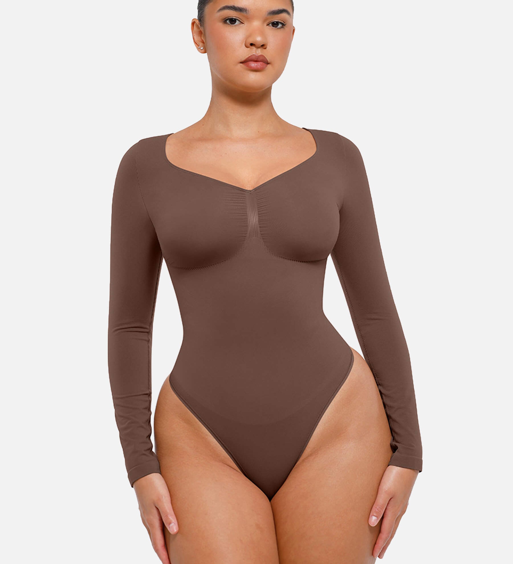 Body Modelador Manga Comprida
