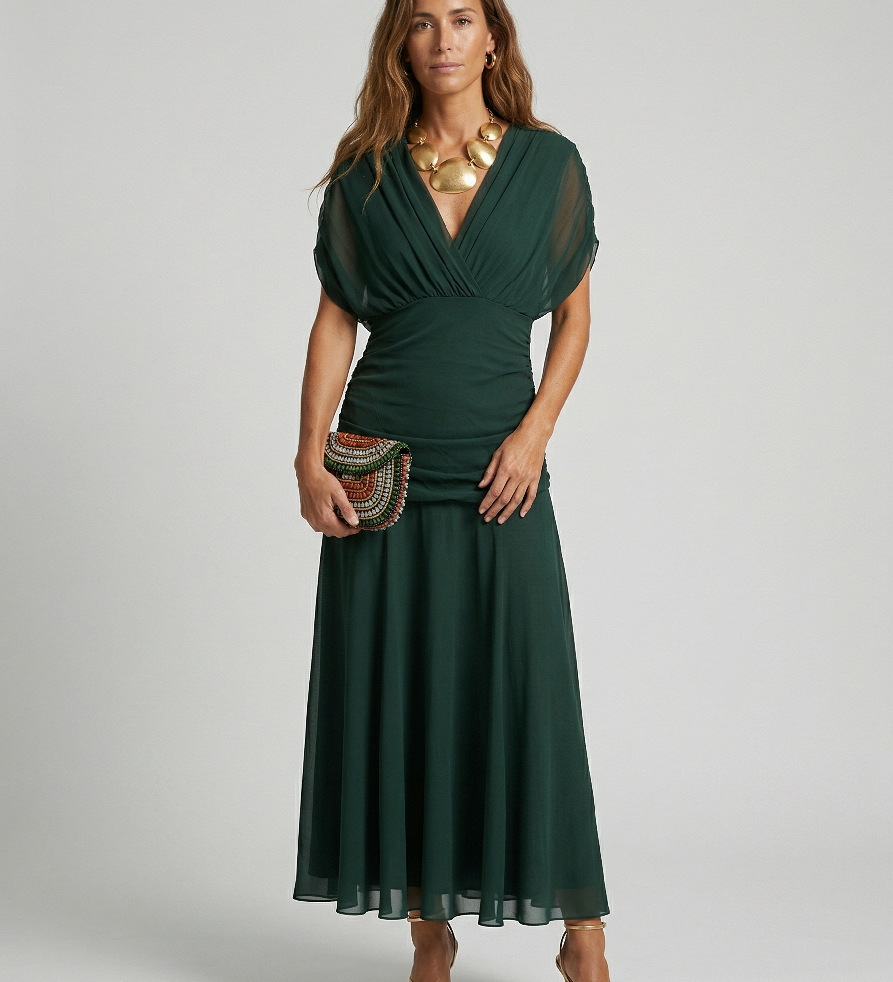 Carvoeiro - Vestido Longo Decote em V