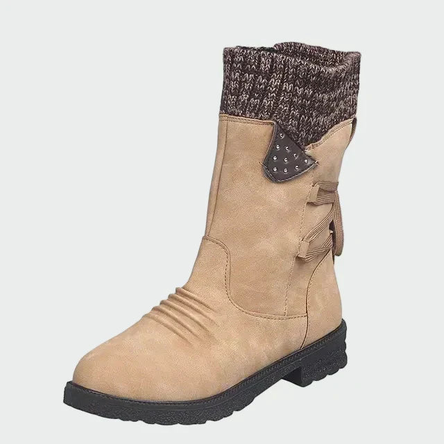 Francisca - Botins élégantes en daim
