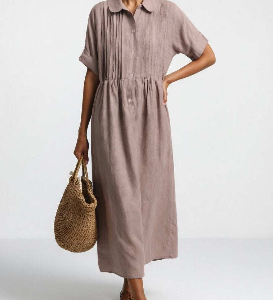 Salina - Vestido camisa fluido de verão
