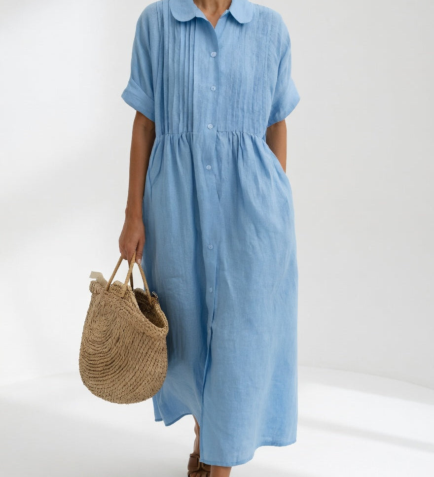Salina - Vestido camisa fluido de verão