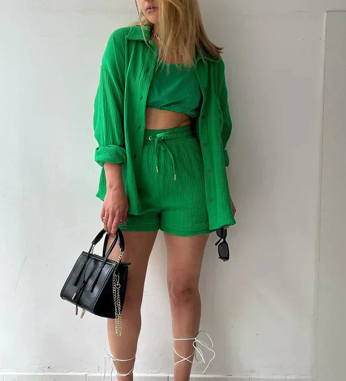 Lina™ | Conjunto Leve e Estiloso