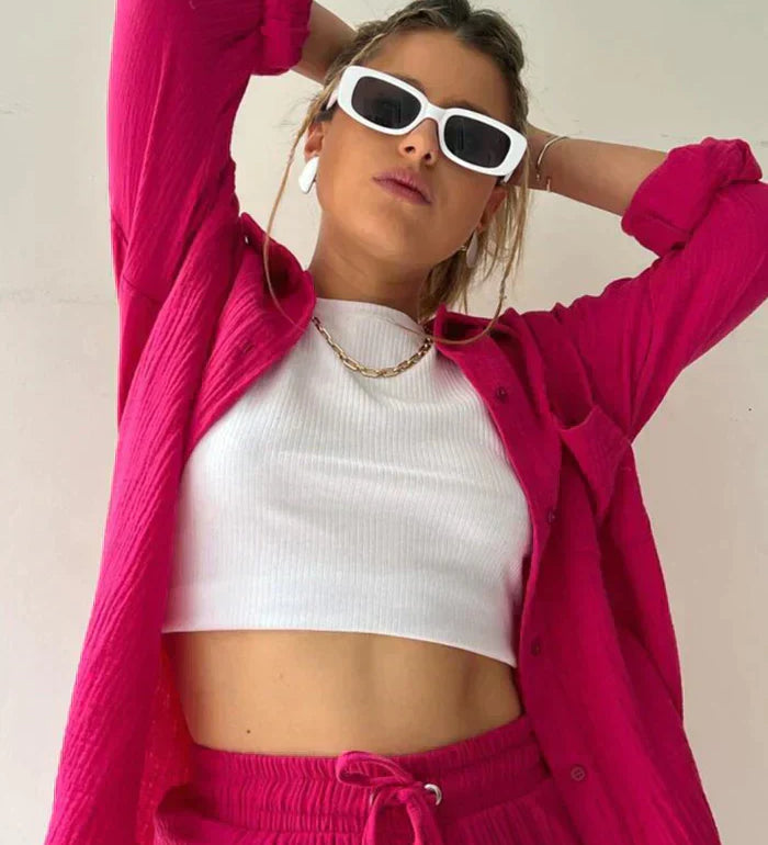 Lina™ | Conjunto Leve e Estiloso