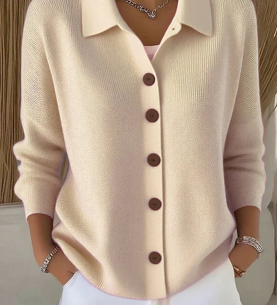 Josefina - Cardigan com Colarinho