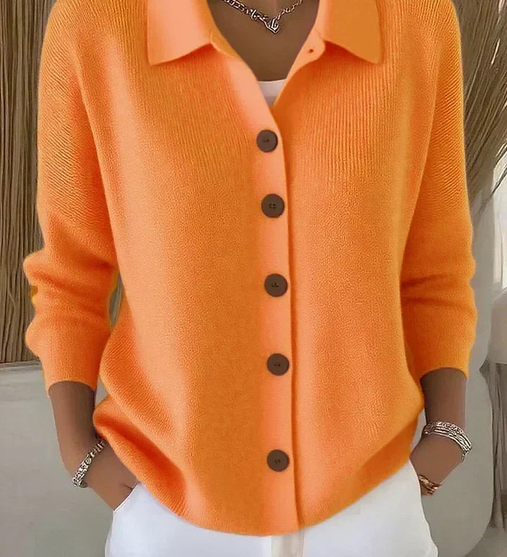 Josefina - Cardigan com Colarinho