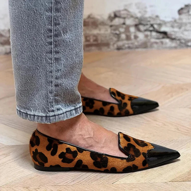 Castanheiro - Mocassins Charm Leopardo