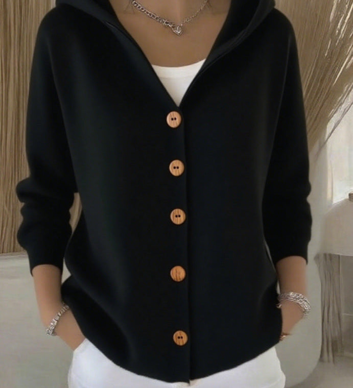 Sílvia - Cardigan com Capuz