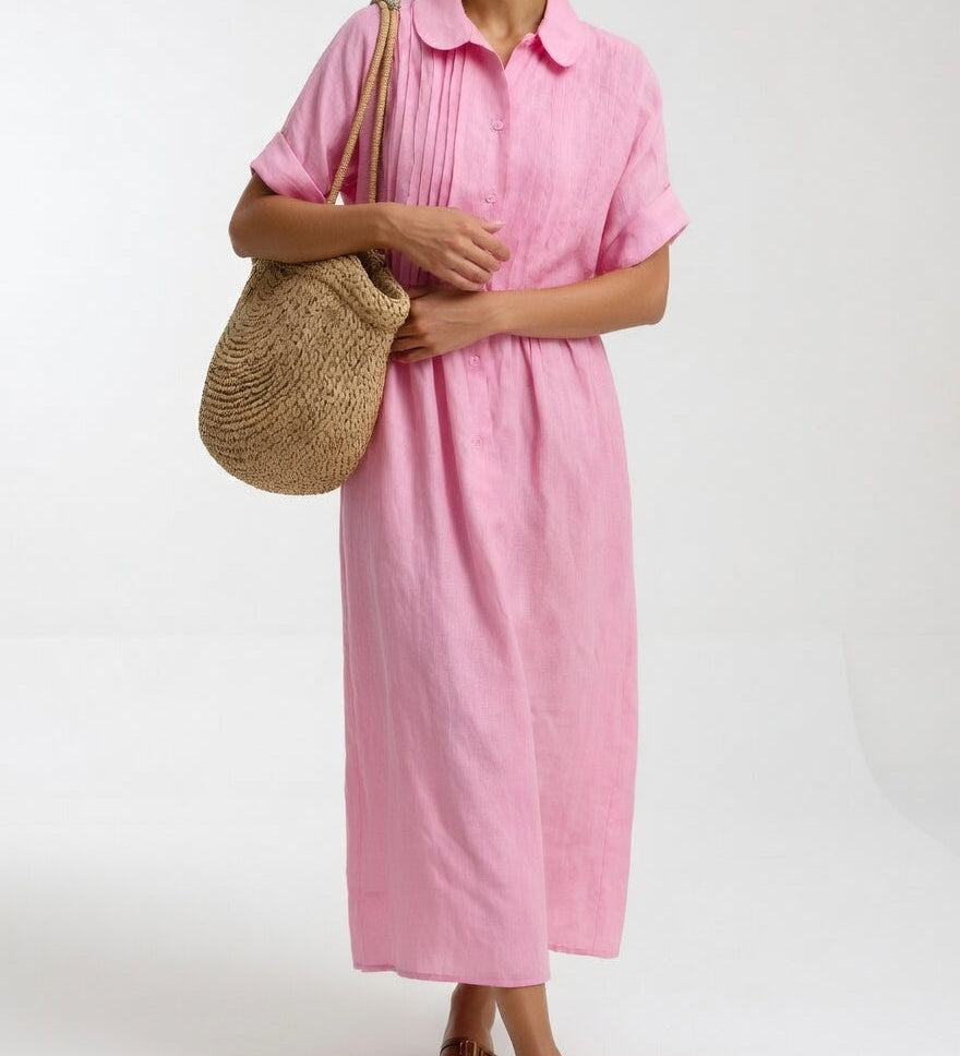 Salina - Vestido camisa fluido de verão