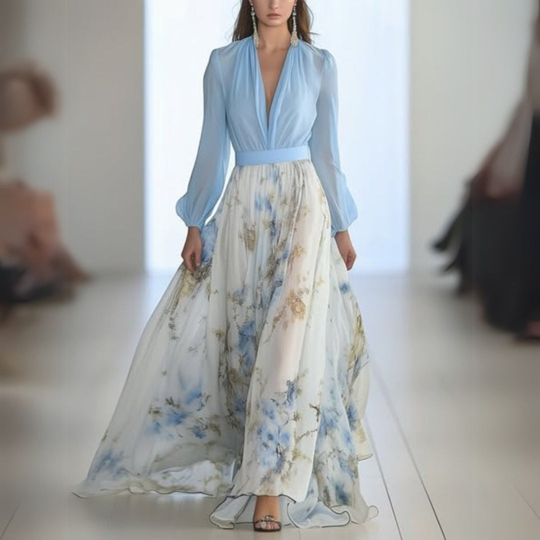 Vestido Longo Floral de Verão