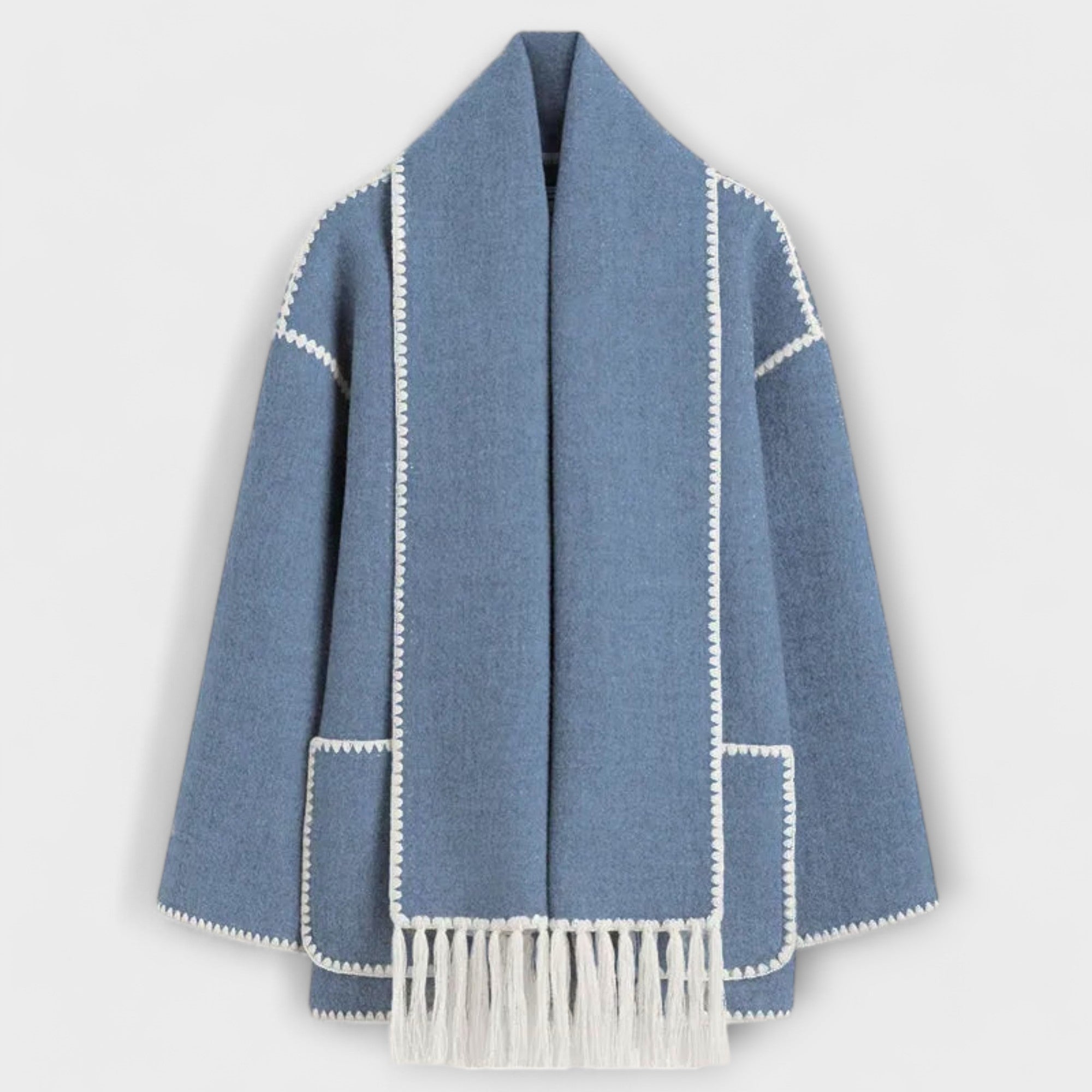 Chanel - Casaco Estiloso com Cachecol