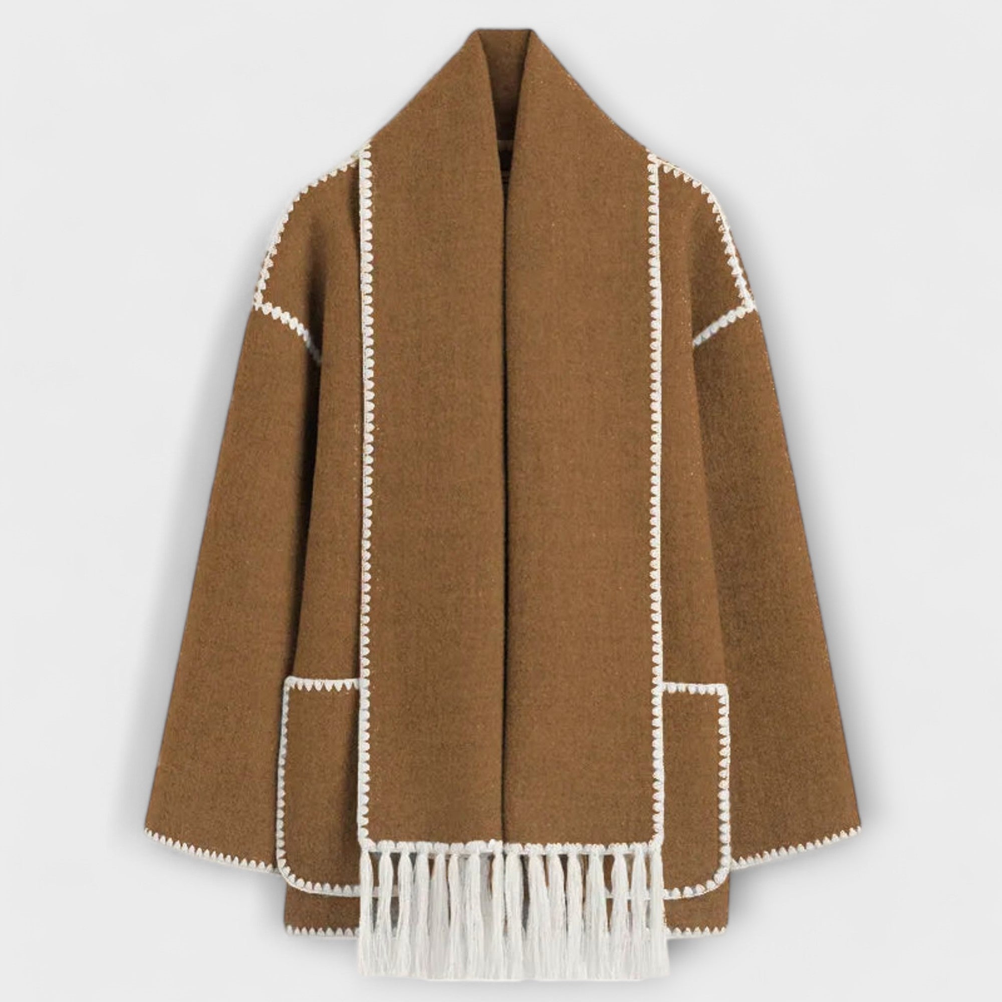 Chanel - Casaco Estiloso com Cachecol