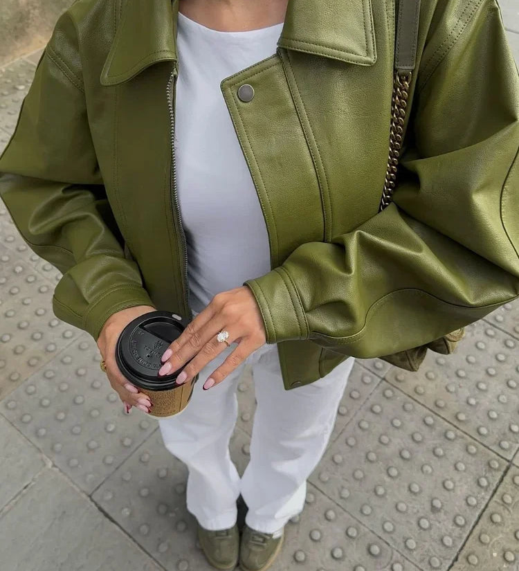 Simone - Casaco de Cabedal