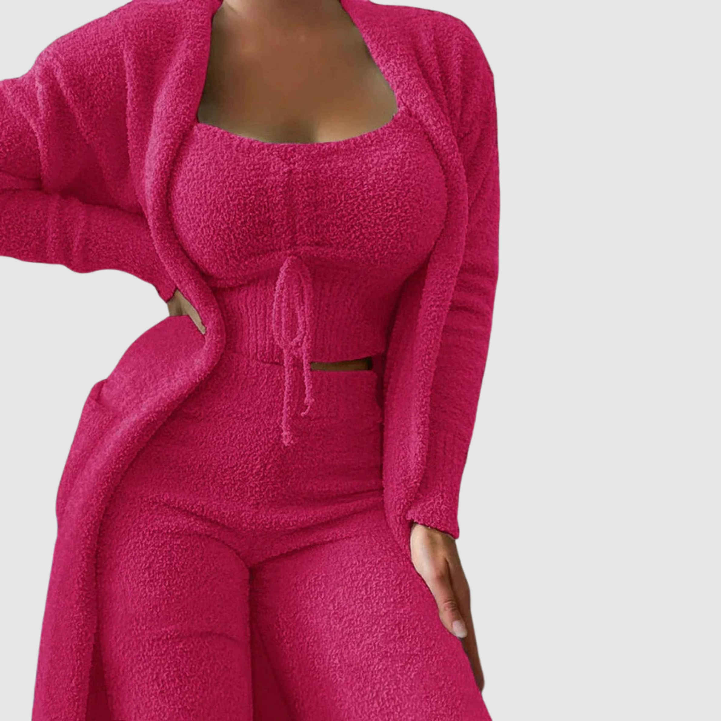 Conjunto de Pijama de 3 Peças