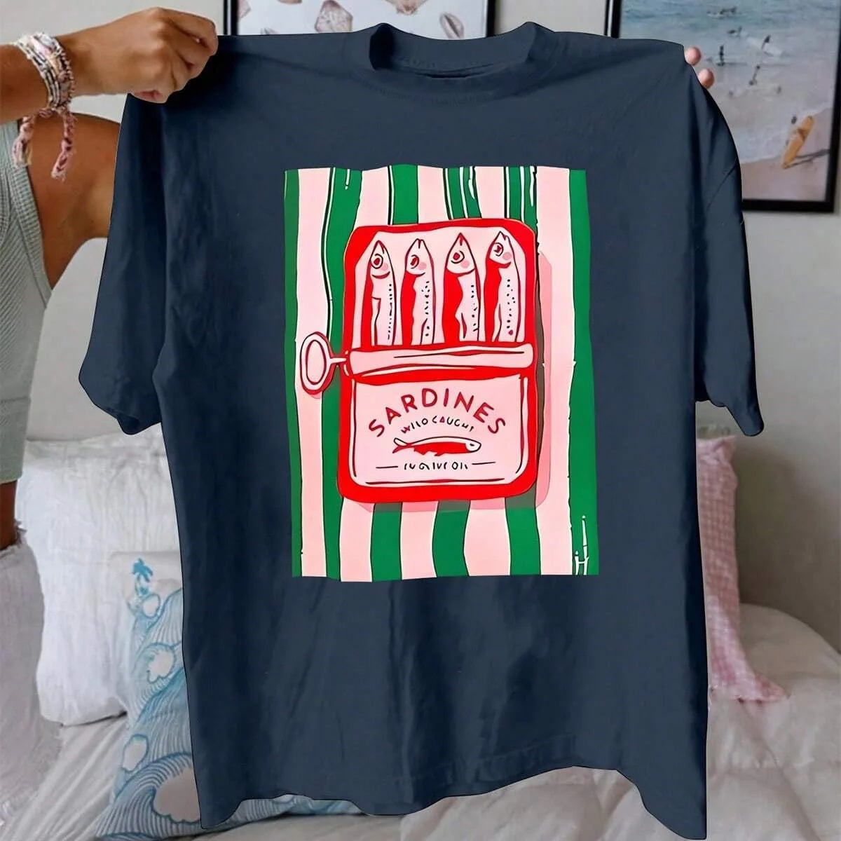 T-Shirt Sardinhas em Lata