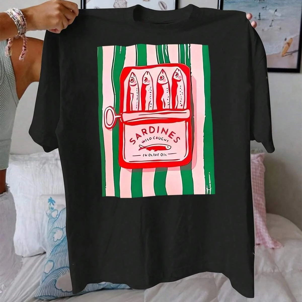 T-Shirt Sardinhas em Lata